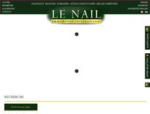 Tablet Screenshot of cabinetlenail.com